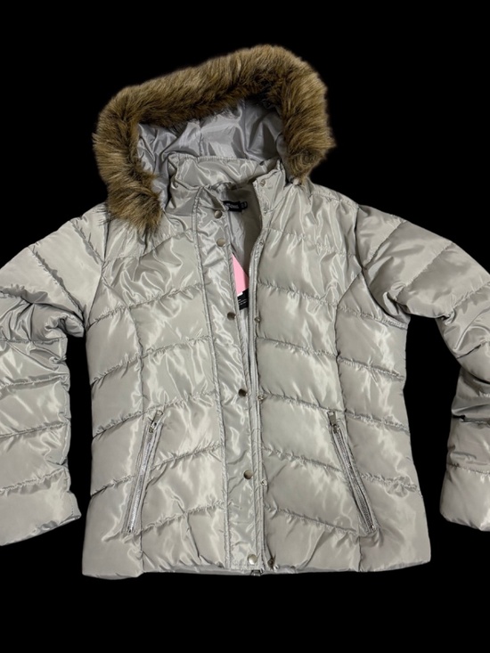 PrettyLittleThing Jackets & Blazers - PrettyLittleThing Women's Grey and Silver Jacket